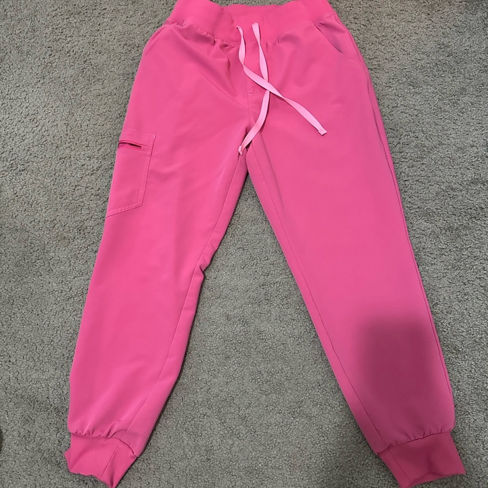 Figs F*ng Pink high wasted Zamora joggers